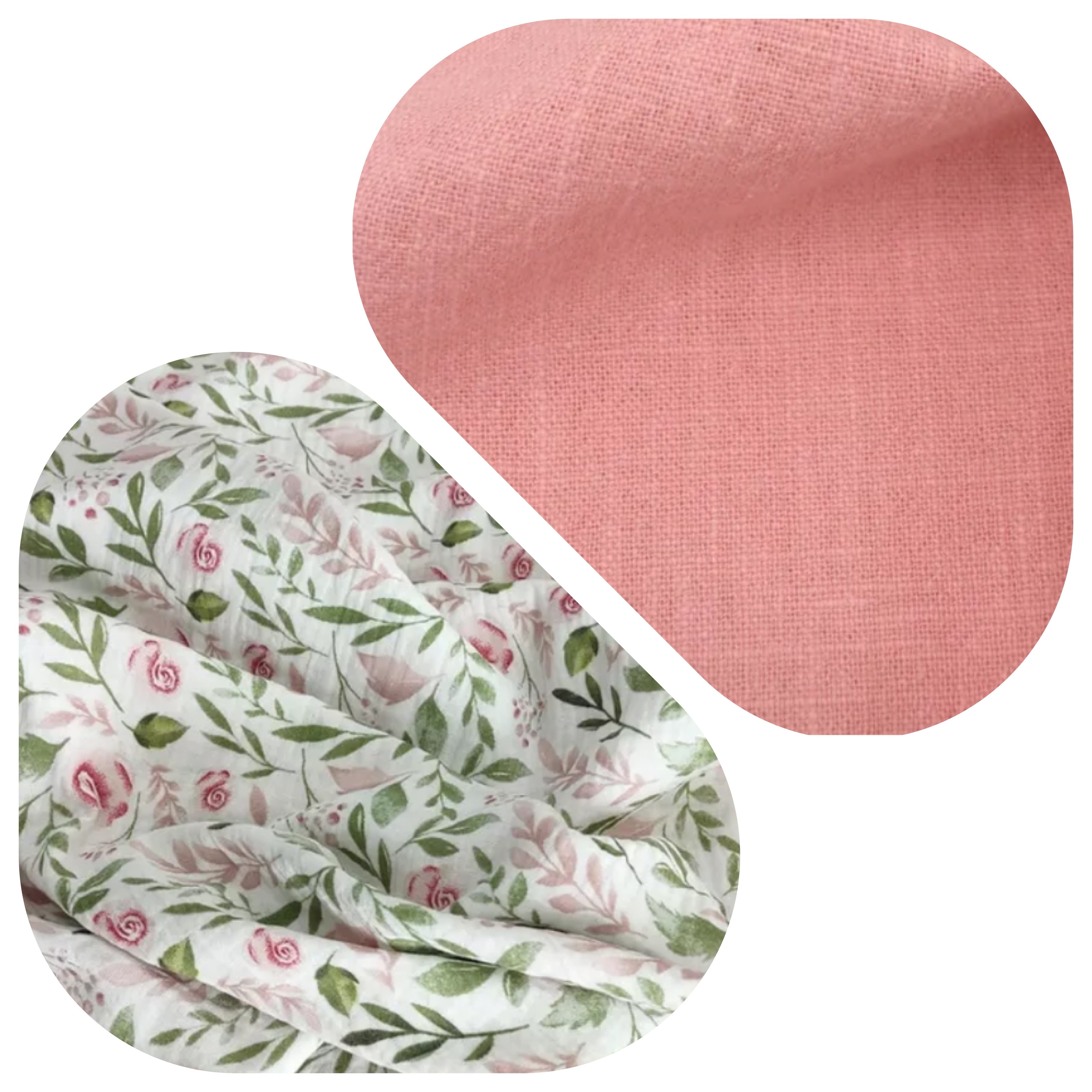 Одеяло из крапивы и муслина "Весна"